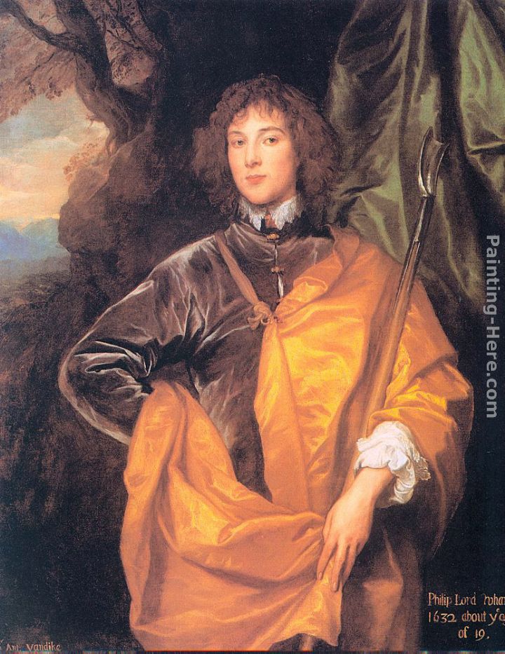 Philip, Fourth Lord Wharton painting - Sir Antony van Dyck Philip, Fourth Lord Wharton art painting